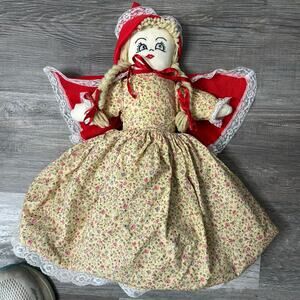 Handmade Reversible Topsy Turvy Doll Folk Art Flip Doll | Two Characters in One